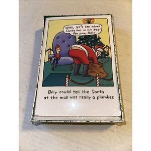 Funny Hallmark Christmas Cards Shoebox Humor Sealed